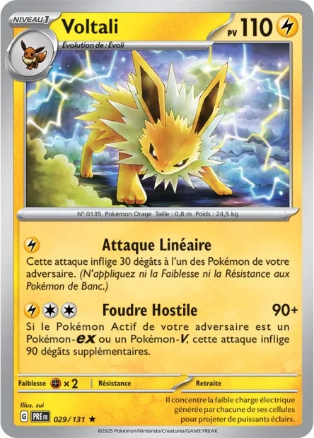 029/131 Voltali HOLO - Évolutions Prismatiques