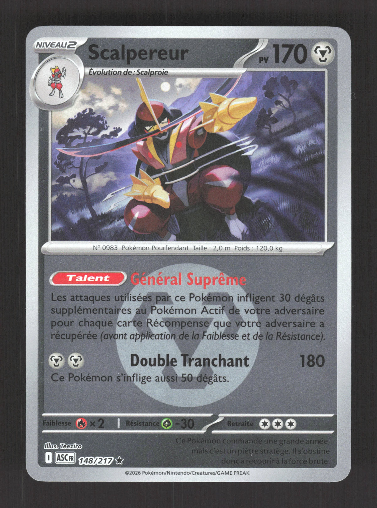148/217 Scalpereur REVERSE ENERGIE - Héros Transcendants