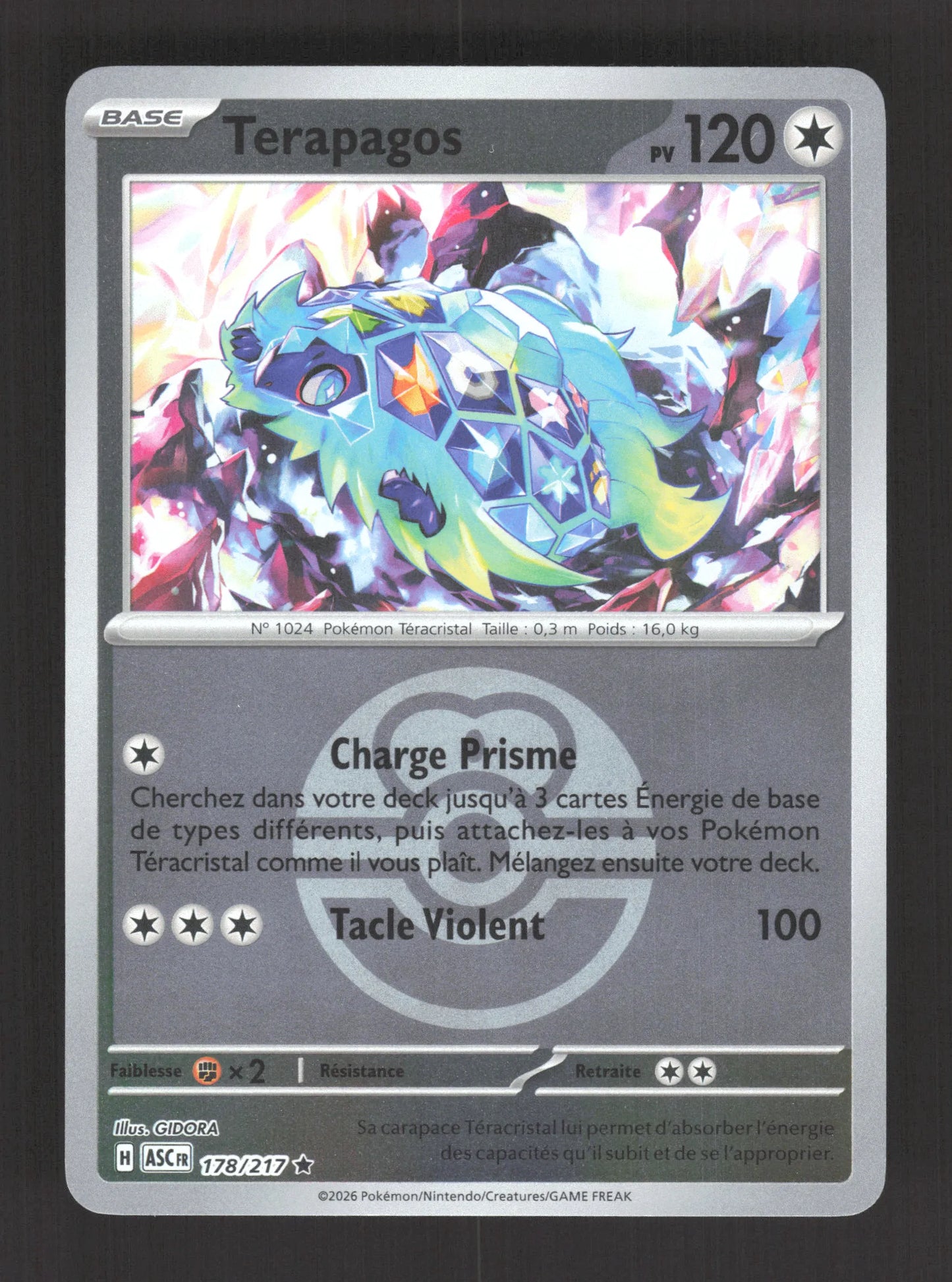 178/217 Terapagos POKEBALL - Héros Transcendants
