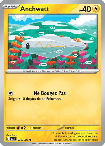 030/086 Anchwatt POKEBALL - Foudre Noire - Pokeball