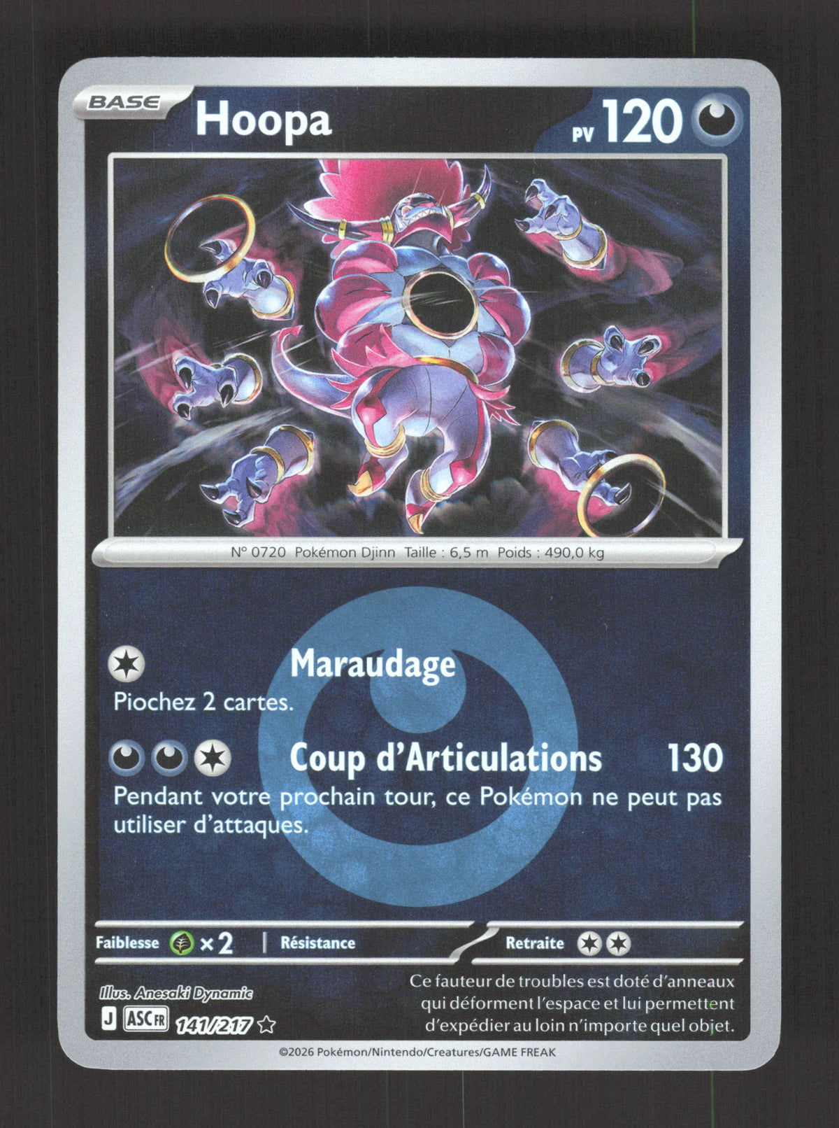 141/217 Hoopa REVERSE ENERGIE - Héros Transcendants