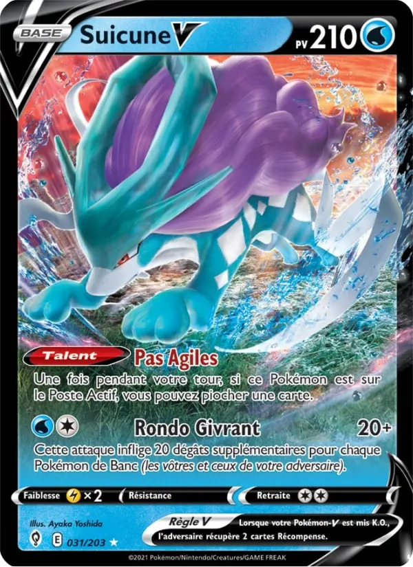 031/203 Suicune V - Évolution Céleste