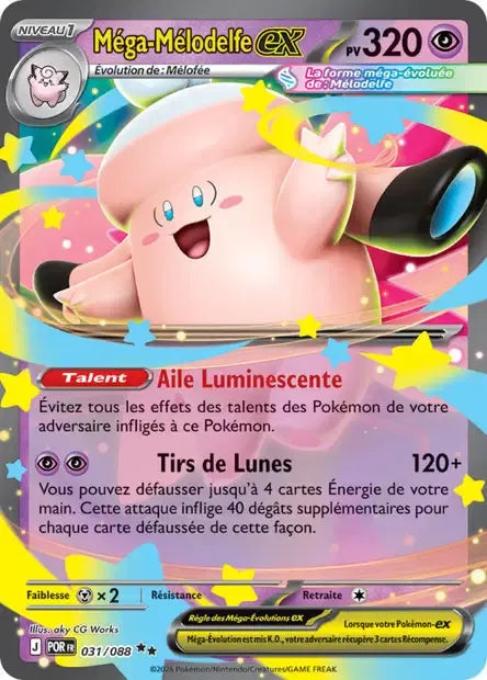 031/088 Mega Melodelfe EX - Équilibre Parfait