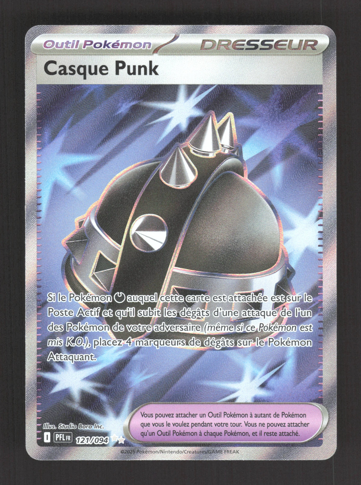 121/094 Casque Punk DRESSEUR - Flammes Fantasmagoriques