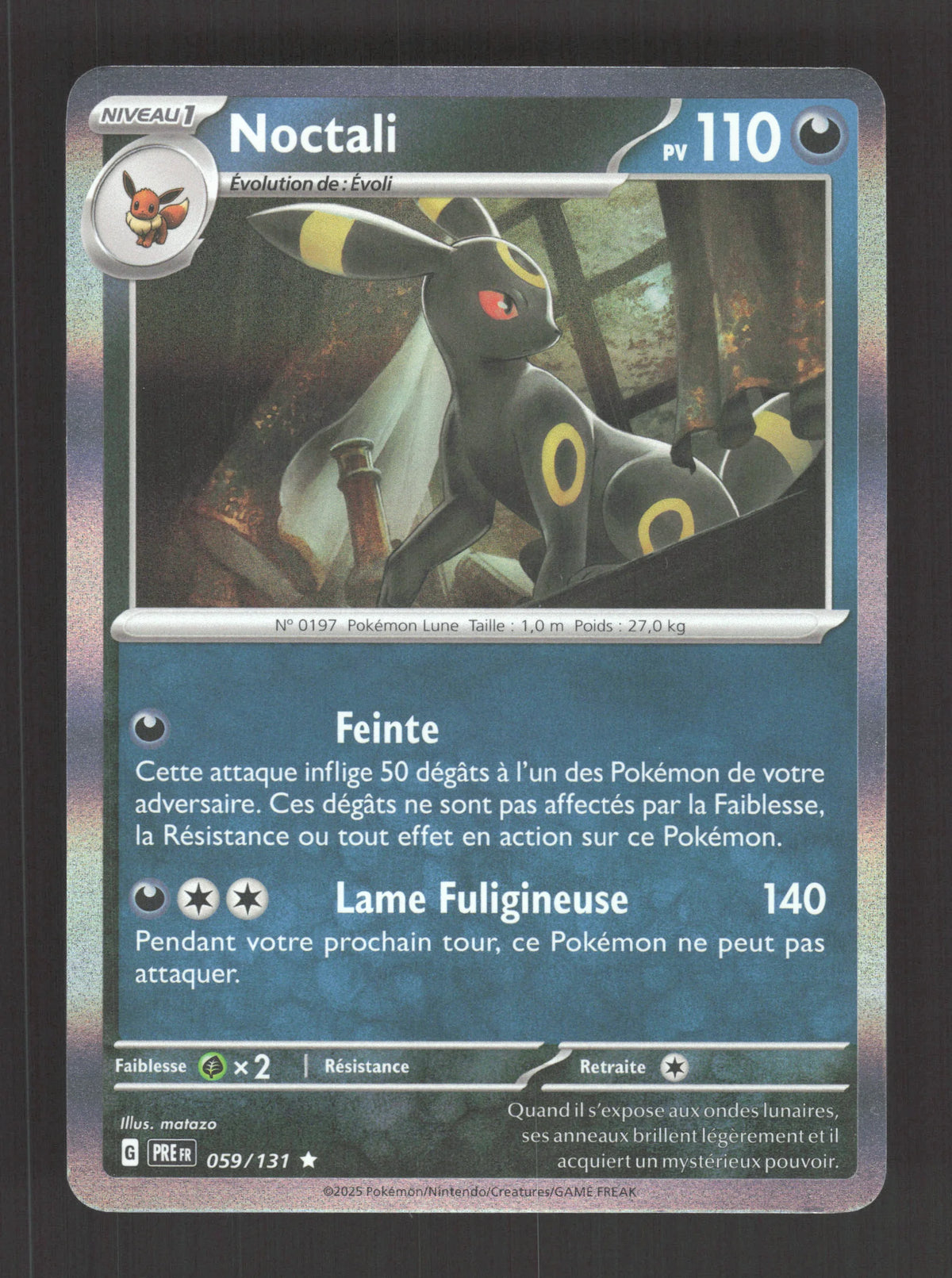 059/131 Noctali HOLO - Évolutions Prismatiques