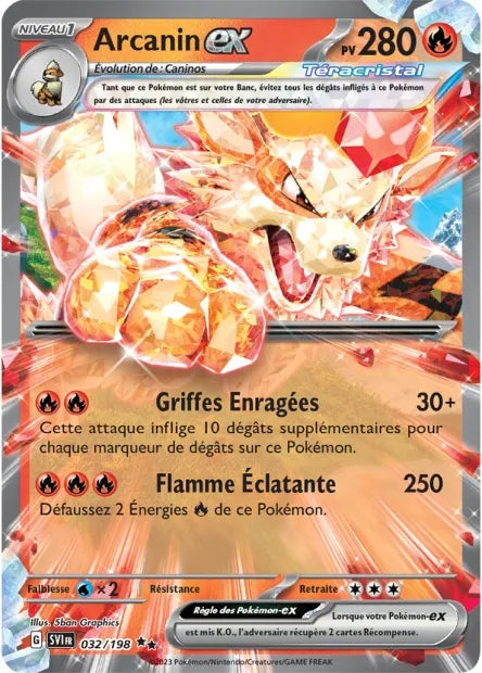 032/198 Arcanin EX - Écarlate et Violet