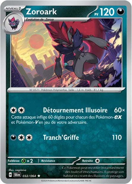 032/064 Zoroark Reverse - Fable Nébuleuse