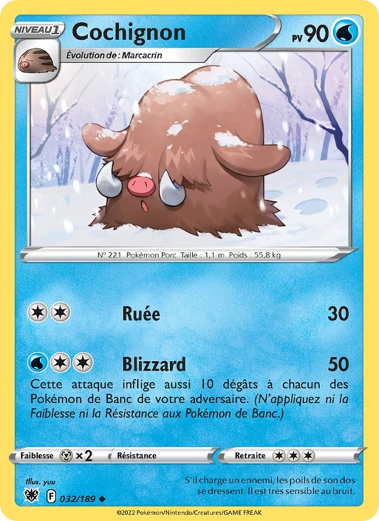 032/189 Cochignon Reverse - Astres Radieux