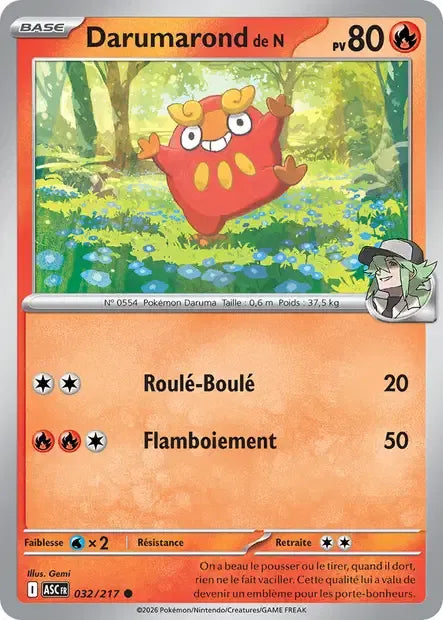 032/217 Darumarond REVERSE ENERGIE - Héros Transcendants