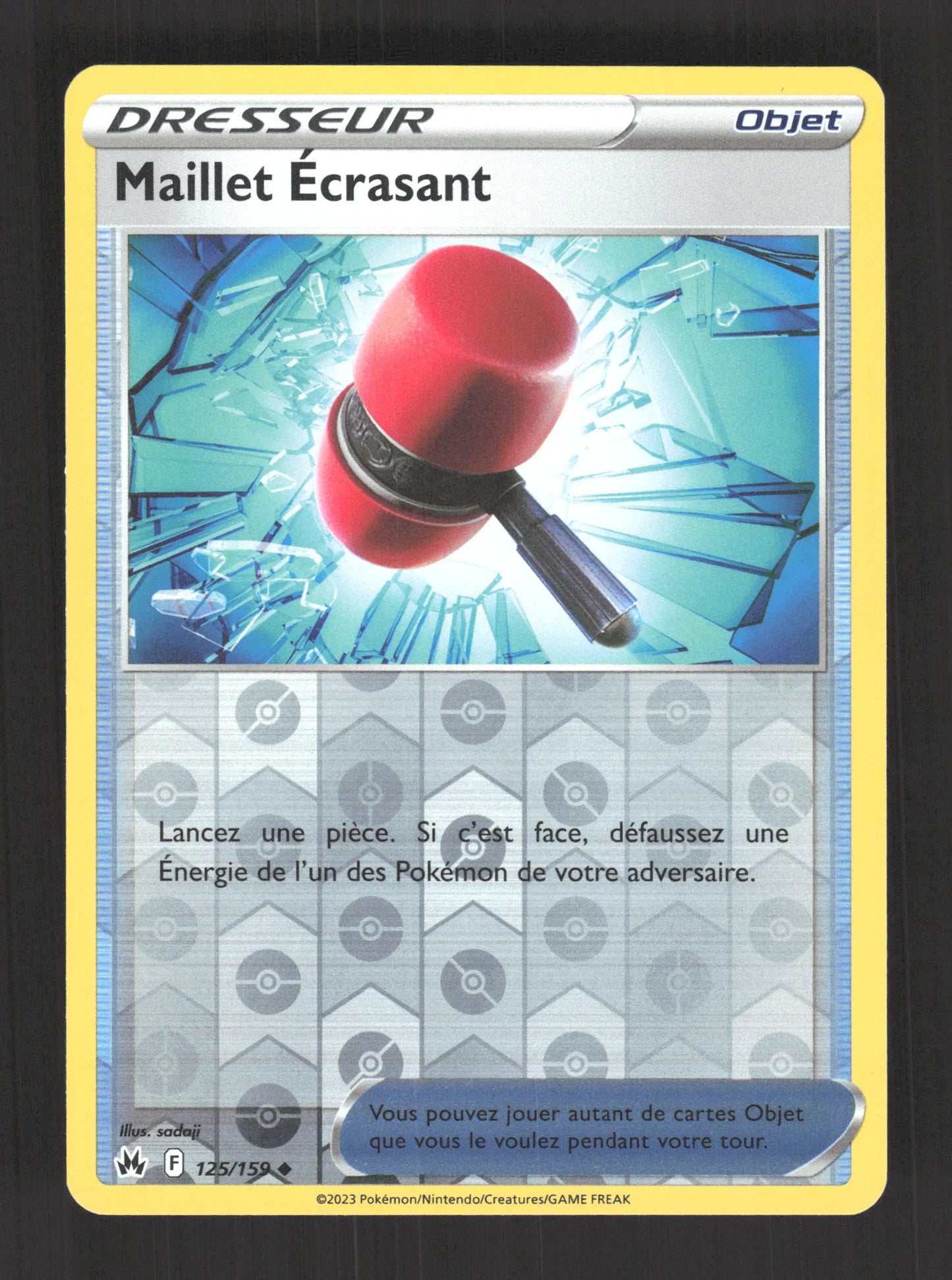 125/159 Maillet Ecrasant REVERSE - Zénith Suprême