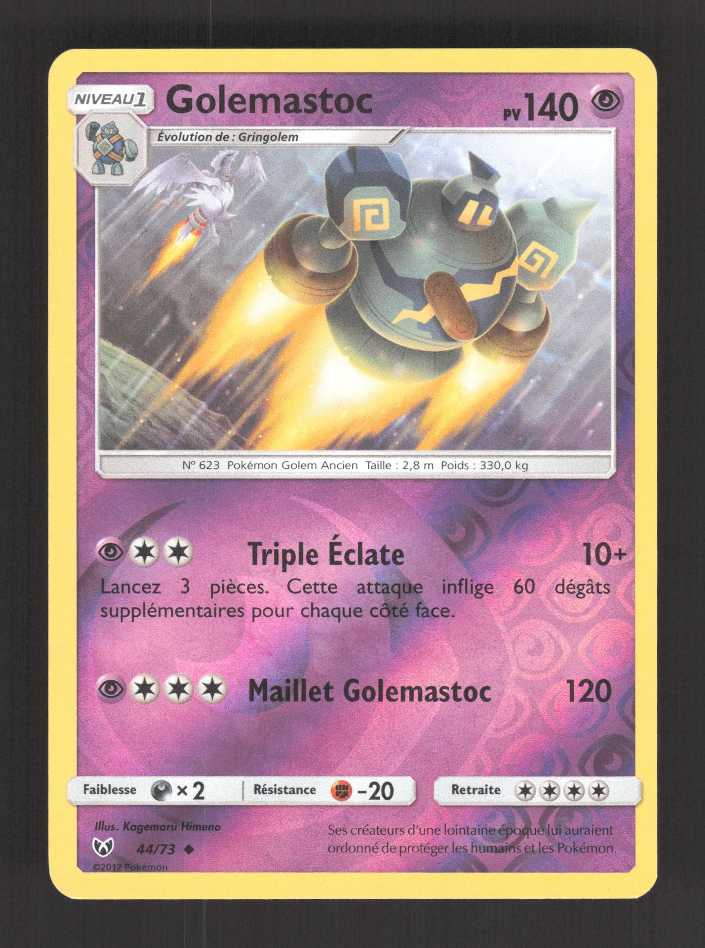 44/73 Golemastoc REVERSE - Légendes Brillantes