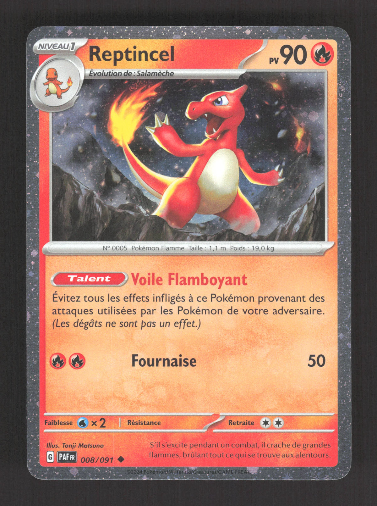 008/091 Reptincel HOLO COSMOS - Destinées de Paldea