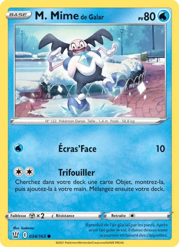 M. Mime de Galar Reverse 034/163 - Styles de Combat