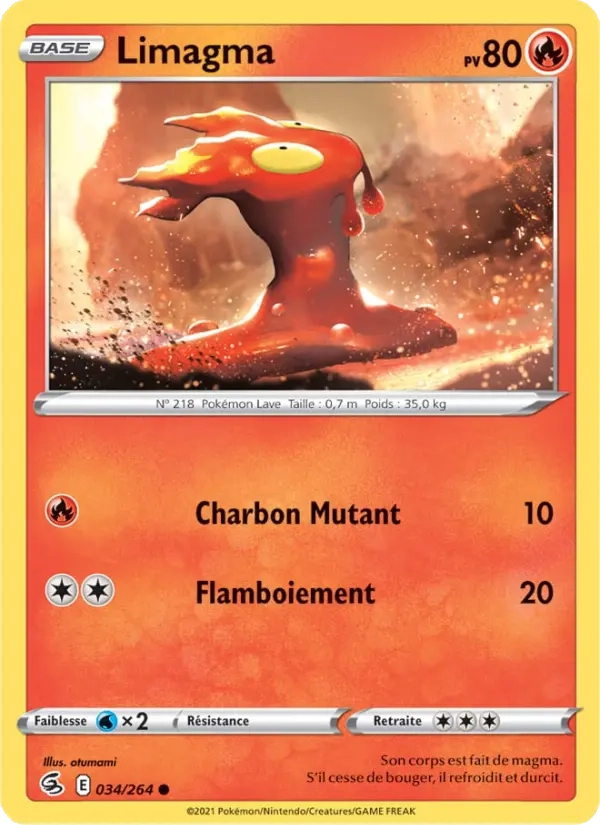 034/264 Limagma Reverse - Poing de Fusion