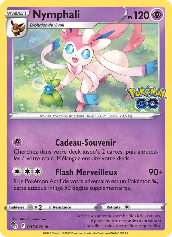 035/078 Nymphali REVERSE - Pokémon GO