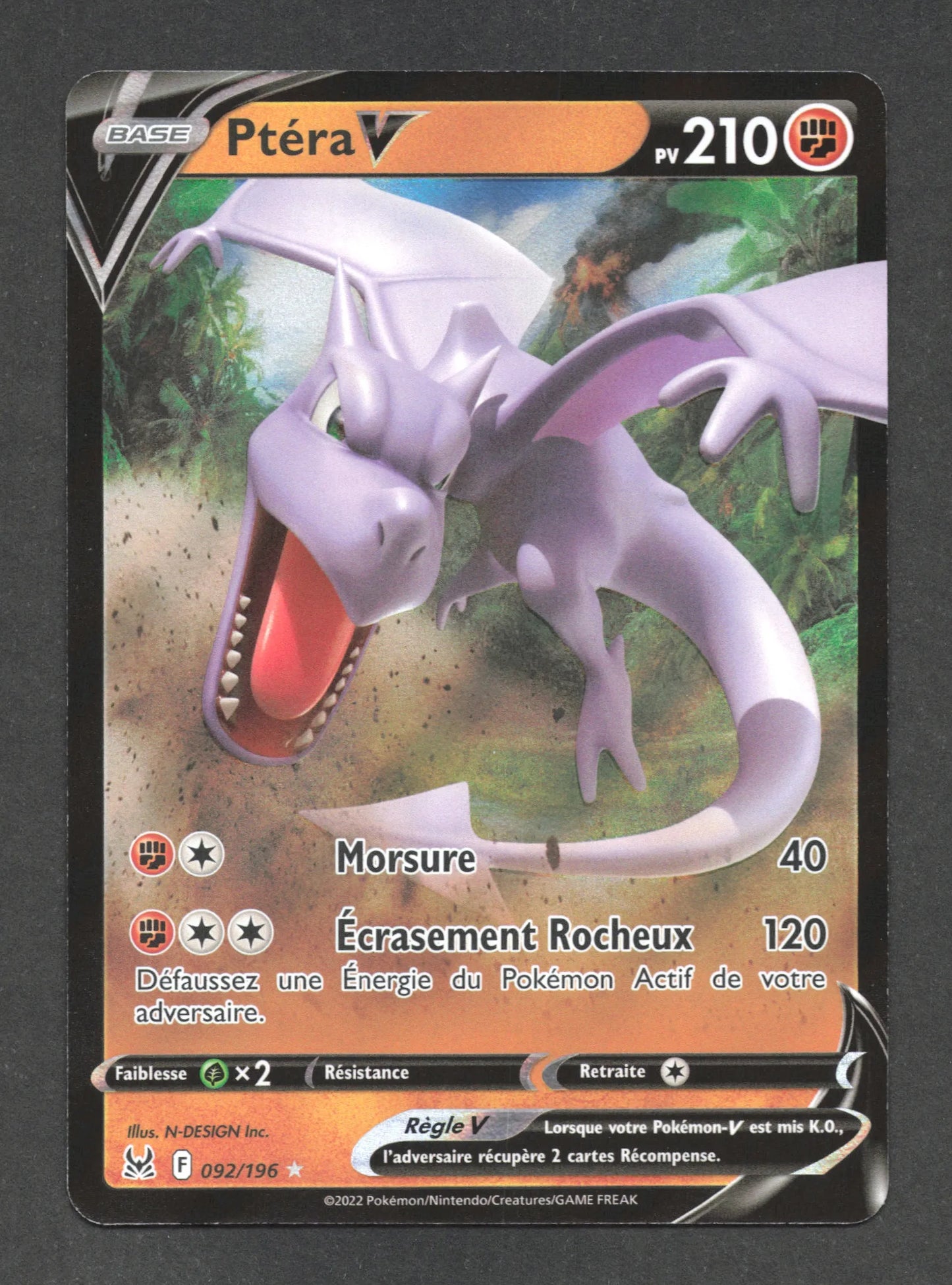 092/196 Ptera V - Origine Perdue