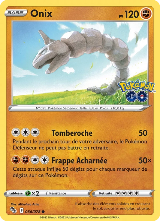 036/078 Onix Reverse - Pokémon GO