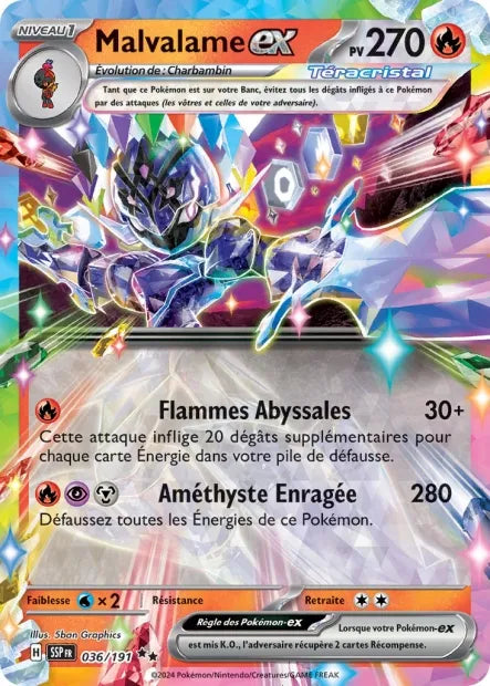 036/191 Malvalame EX - Étincelles Déferlantes