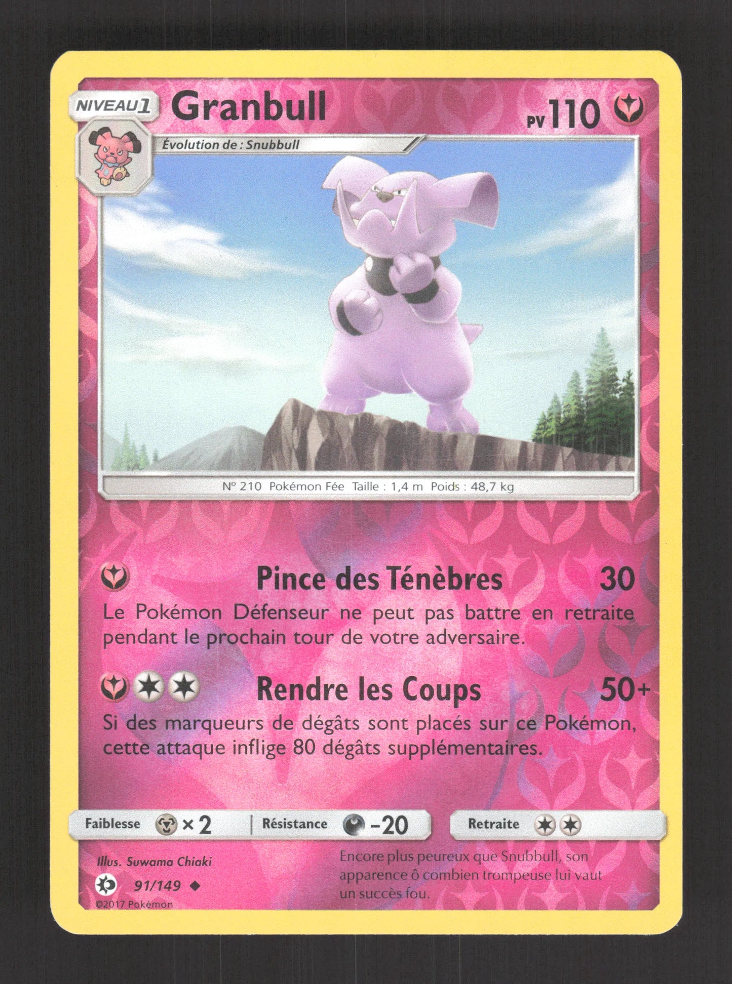91/149 Granbull REVERSE - Soleil et Lune