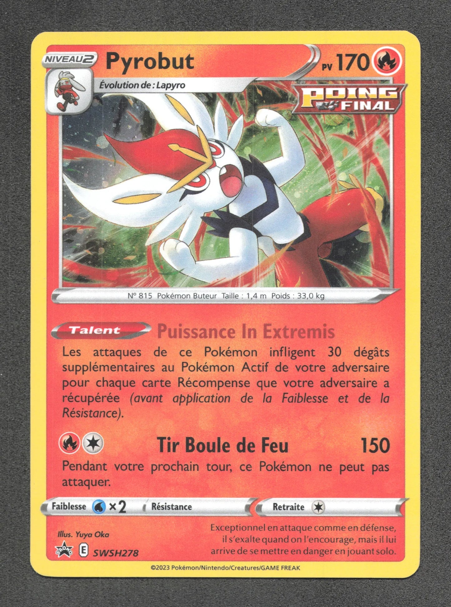 SWSH278 Pyrobut HOLO - Promo SWSH