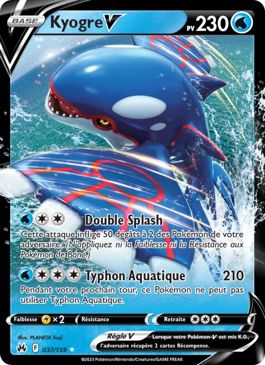 037/159 Kyogre V - Zénith Suprême