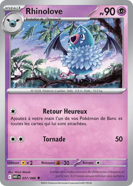 037/086 Rhinolove POKEBALL - Flamme Blanche