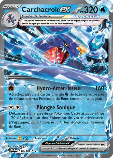 038/182 Carchacrok EX - Faille Paradoxe