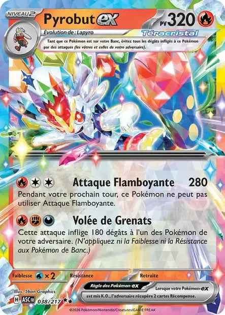 038/217 Pyrobut EX - Héros Transcendants