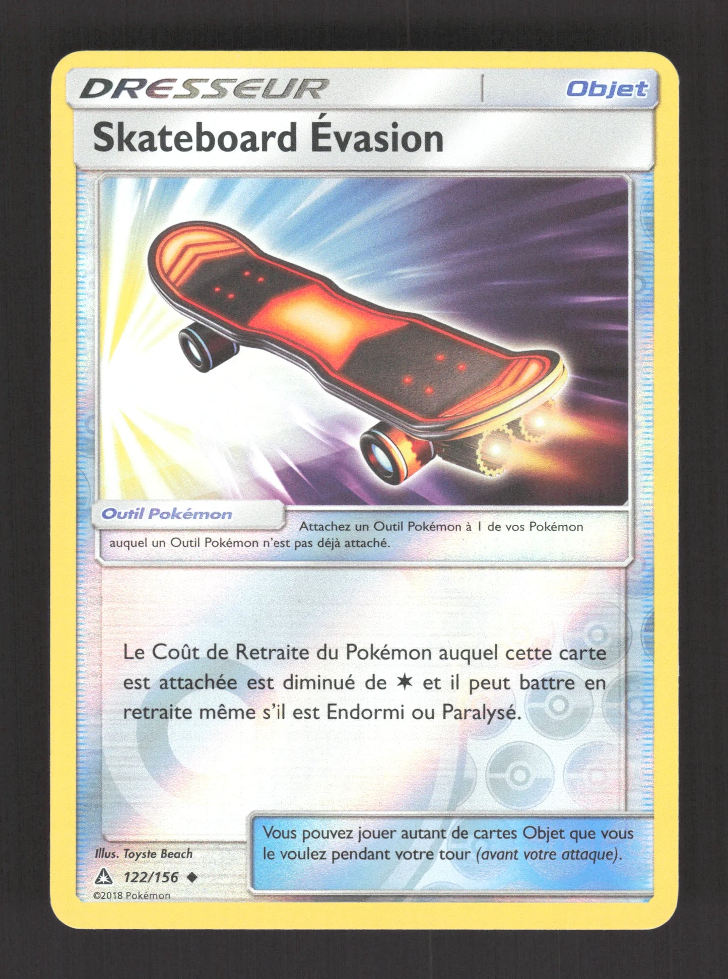 122/156 Skateboard Evasion REVERSE - Ultra-Prisme