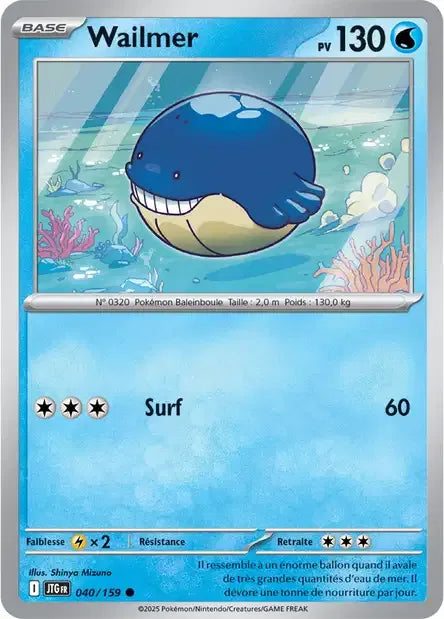 040/159 Wailmer Reverse - Aventures Ensemble