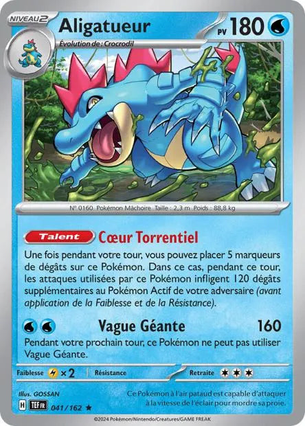 041/162 Aligatueur Holo - Forces Temporelles