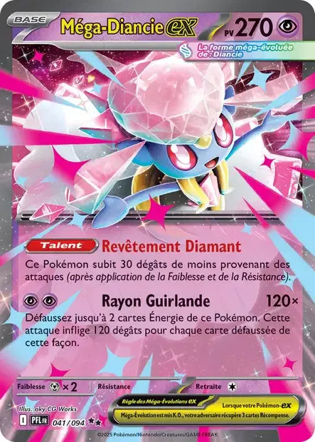 041/094 Mega Diancie EX - Flammes Fantasmagoriques