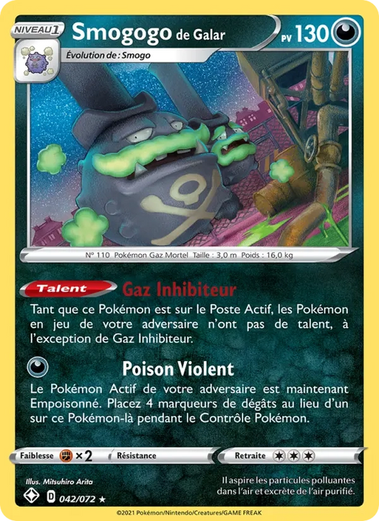 042/072 Smogogo de Galar Holo - Destinées Radieuses