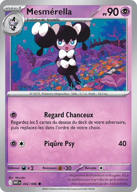 042/086 Mesmerella POKEBALL - Flamme Blanche - Pokeball