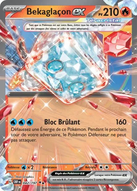 042/197 Bekaglacon EX - Flammes Obsidiennes