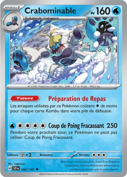 042/142 Crabominable Reverse - Couronne Stellaire