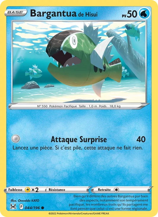 044/196 Bargantua de Hisui Reverse - Origine Perdue