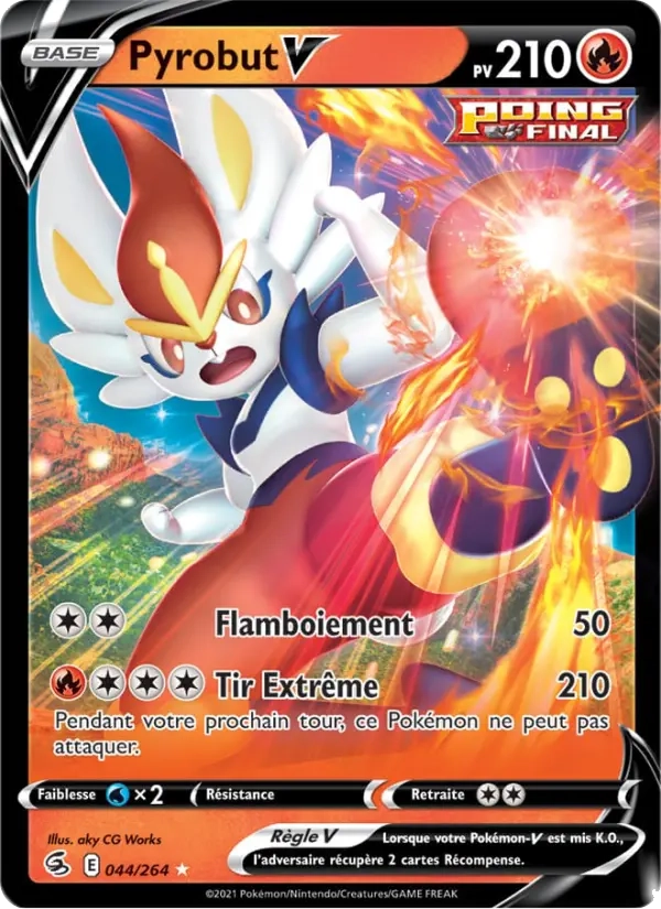 044/264 Pyrobut V - Poing de Fusion