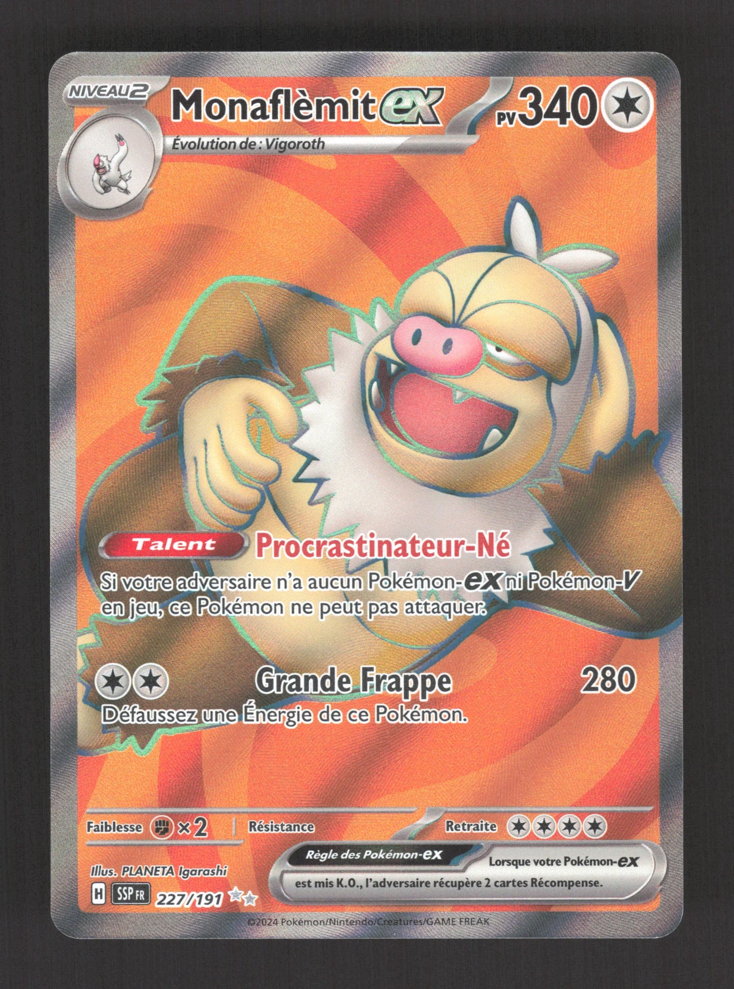 227/191 Monaflemit EX - Étincelles Déferlantes