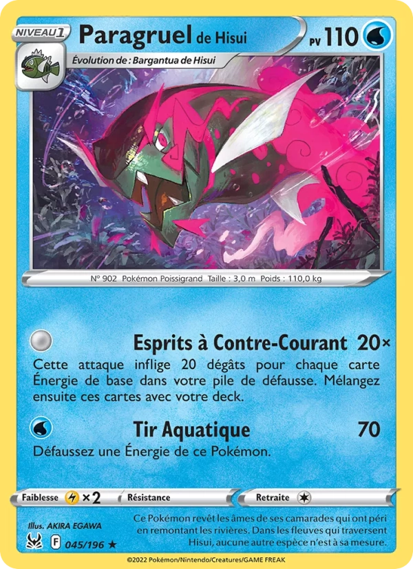 Paragruel de Hisui Holo 045/196 - Origine Perdue