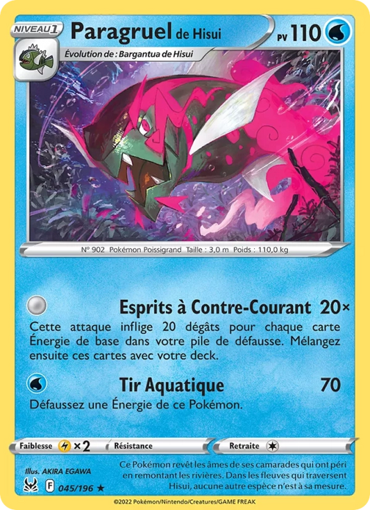 Paragruel de Hisui Holo 045/196 - Origine Perdue