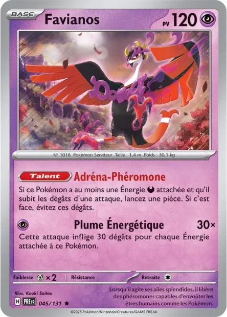 045/131 Favianos POKEBALL - Évolutions Prismatiques