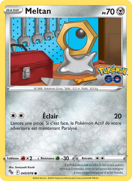 Meltan Reverse 045/078 - Pokémon GO