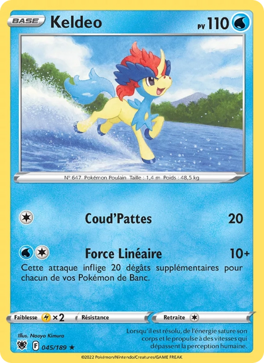 Keldeo Holo 045/189 - Astres Radieux