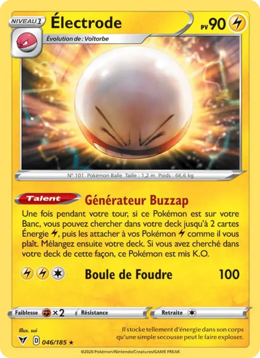 046/185 Électrode Holo - Voltage Éclatant
