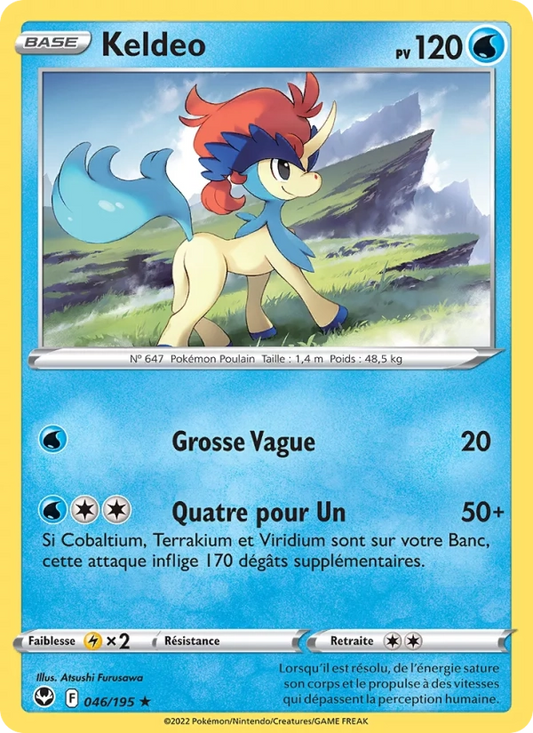 046/195 Keldeo Reverse - Tempête Argentée