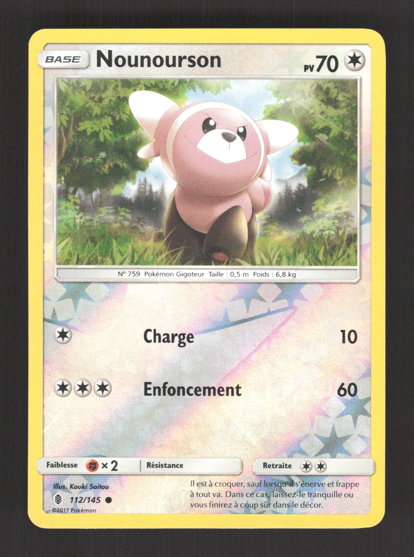 112/145 Nounourson REVERSE - Gardiens Ascendants