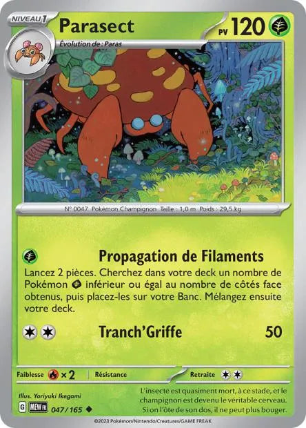 047/165 Parasect REVERSE - 151