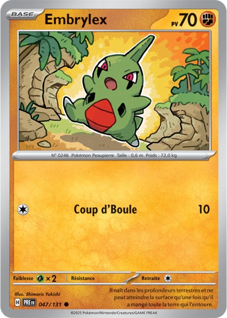 047/131 Embrylex POKEBALL - Évolutions Prismatiques