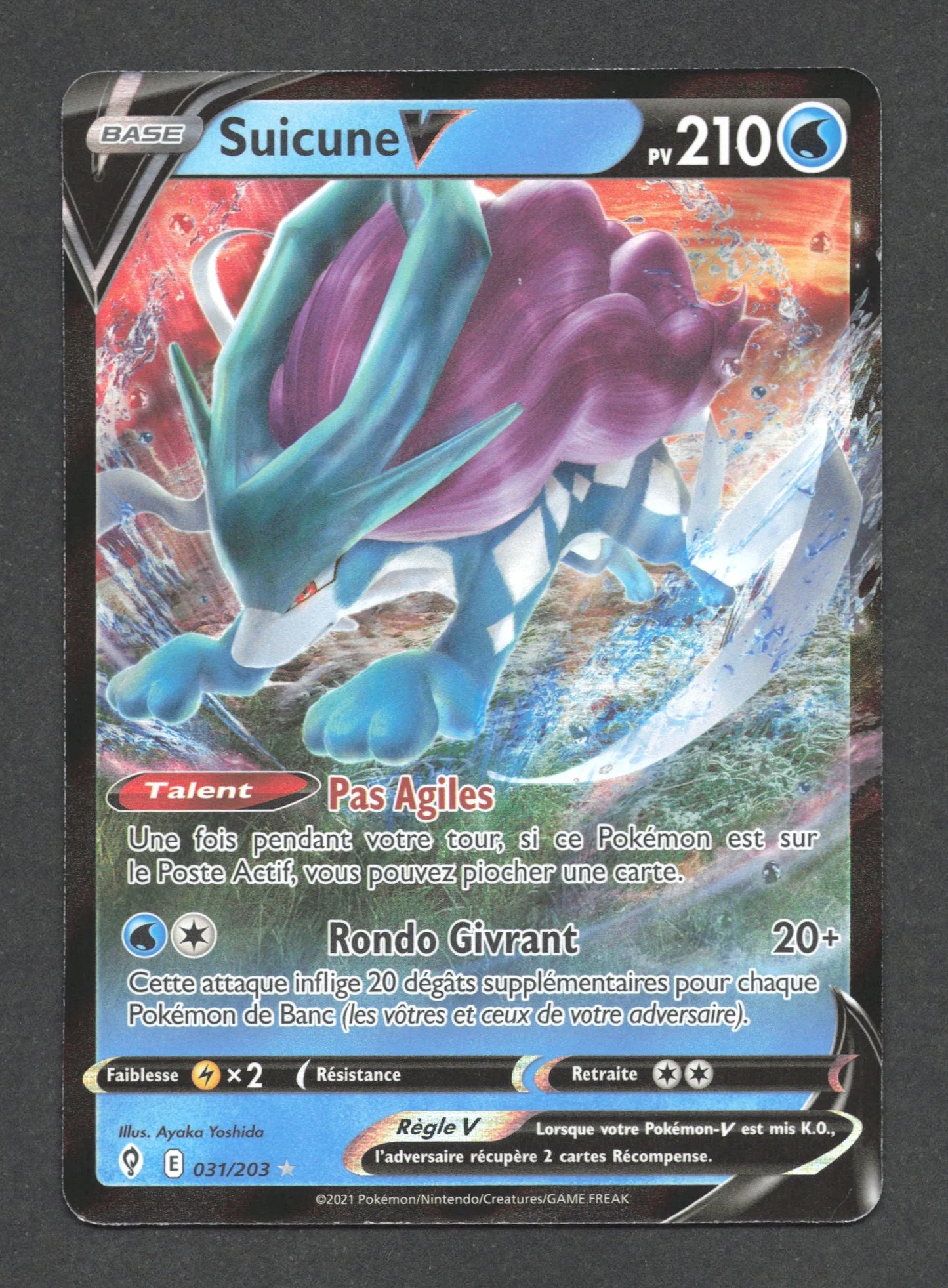 031/203 Suicune V - Évolution Céleste